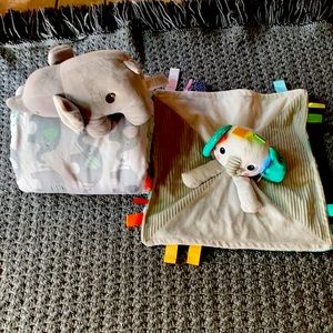 Baby blanket musical 🎵 elefant and colorful napkin